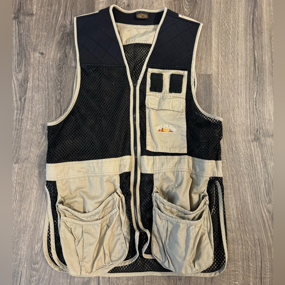 Fieldline Fishing Hunting Photography Vest PC050 - Tan - Size Med/Lrg